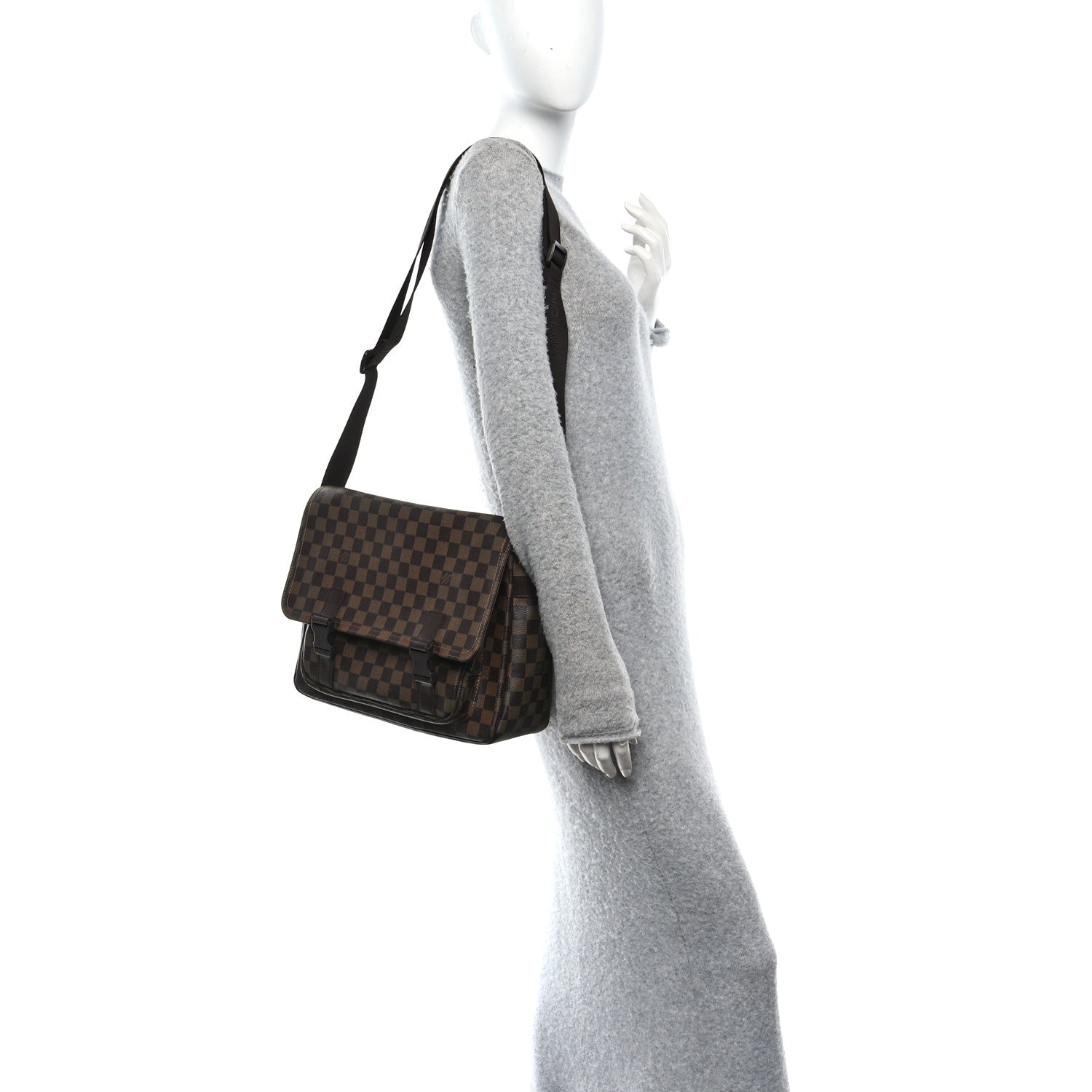 Louis Vuitton Damier Ebene Melville Messenger Bag 2 of 9