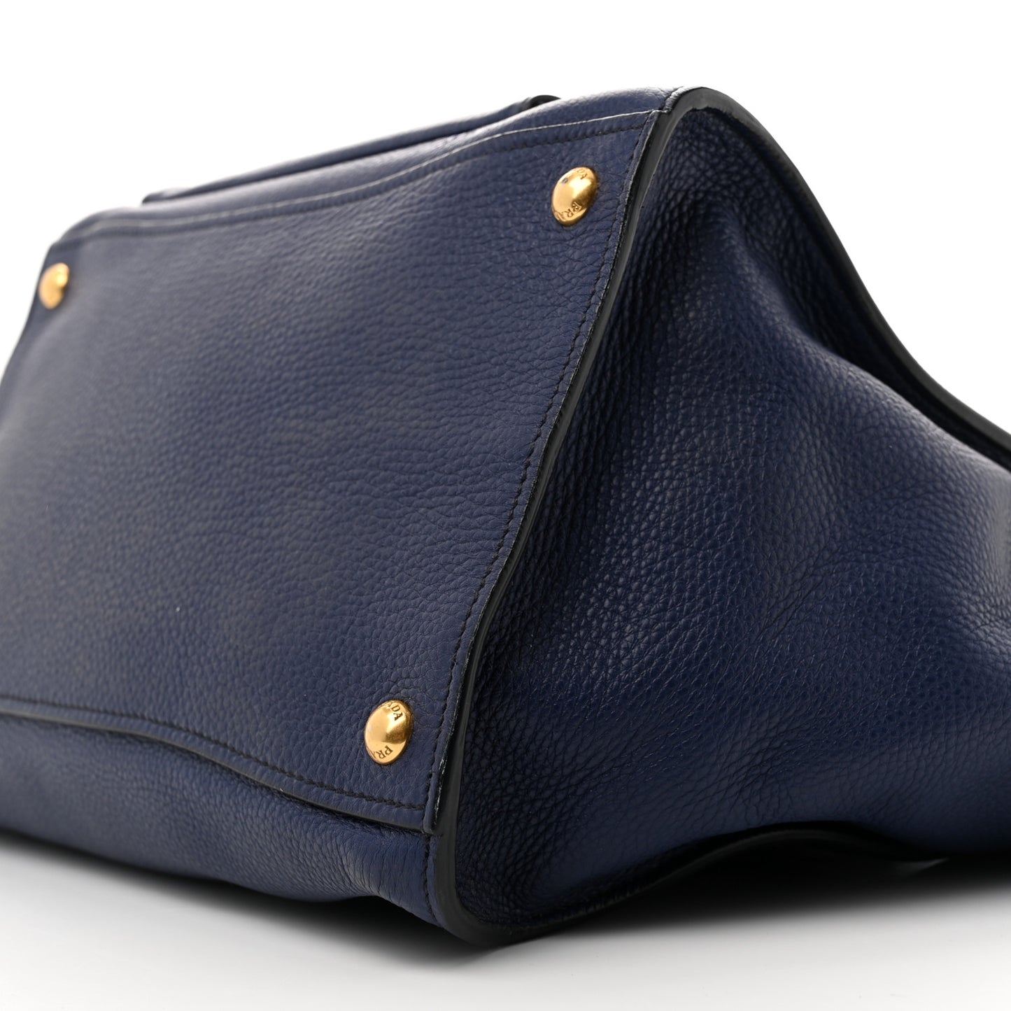 Vitello Daino Shopping Tote Inchiostro