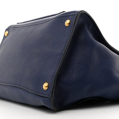 Prada Vitello Daino Shopping Tote Inchiostro 9 of 13