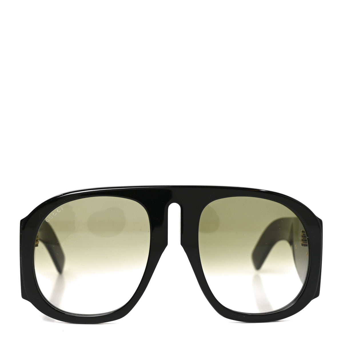 Gucci Oversized Aviator Sunglasses GG0152S Black 2 of 7