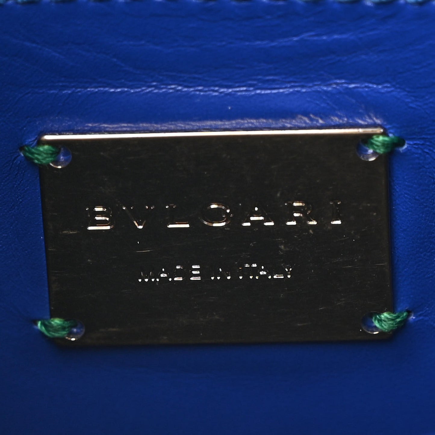 Galuchat Calfskin Serpenti Forever Crossbody Bag Blue