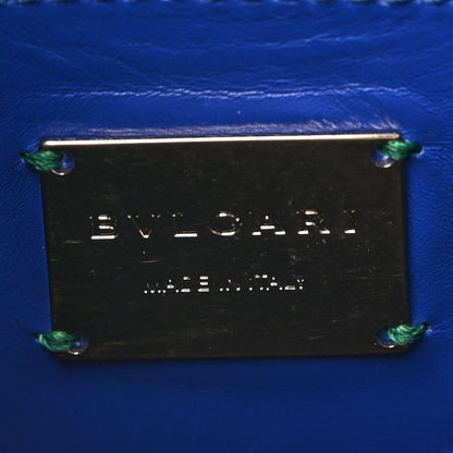 Bulgari Galuchat Calfskin Serpenti Forever Crossbody Bag Blue 12 of 15