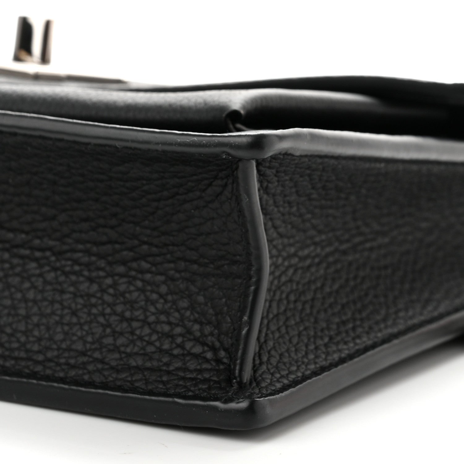 Louis Vuitton Soft Calfskin My Lockme Chain Pochette Black 8 of 8