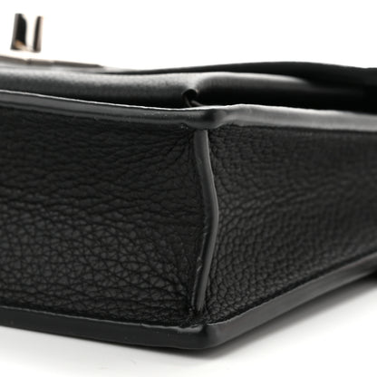 Louis Vuitton Soft Calfskin My Lockme Chain Pochette Black 8 of 8