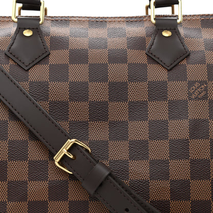 Louis Vuitton Damier Ebene Speedy Bandouliere 30 8 of 10