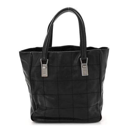 Chanel Lambskin Square Stitched Tote Black 1 of 11