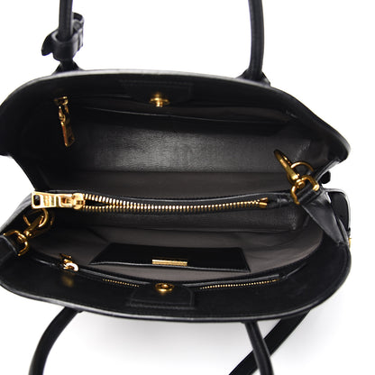 Prada Saffiano Lux Open Promenade Tote Black 4 of 11