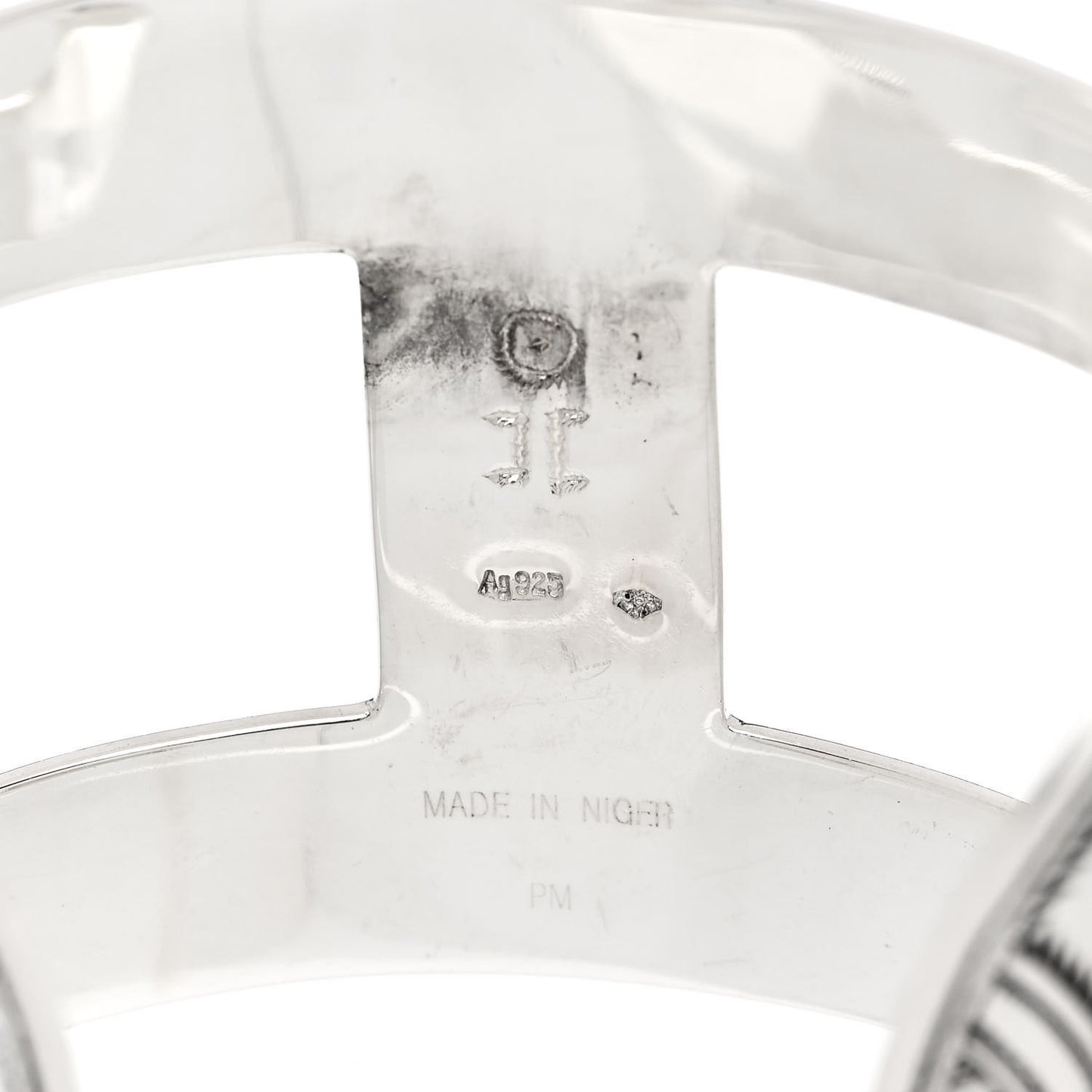 Sterling Silver Touareg Wide Cuff Bracelet