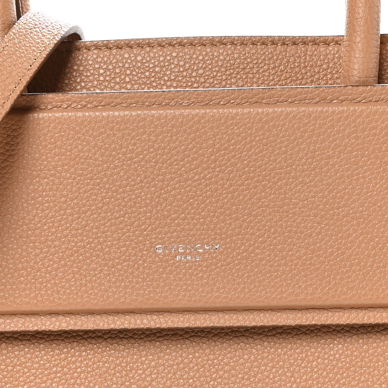Givenchy Grained Calfskin Small Horizon Satchel Beige 7 of 10