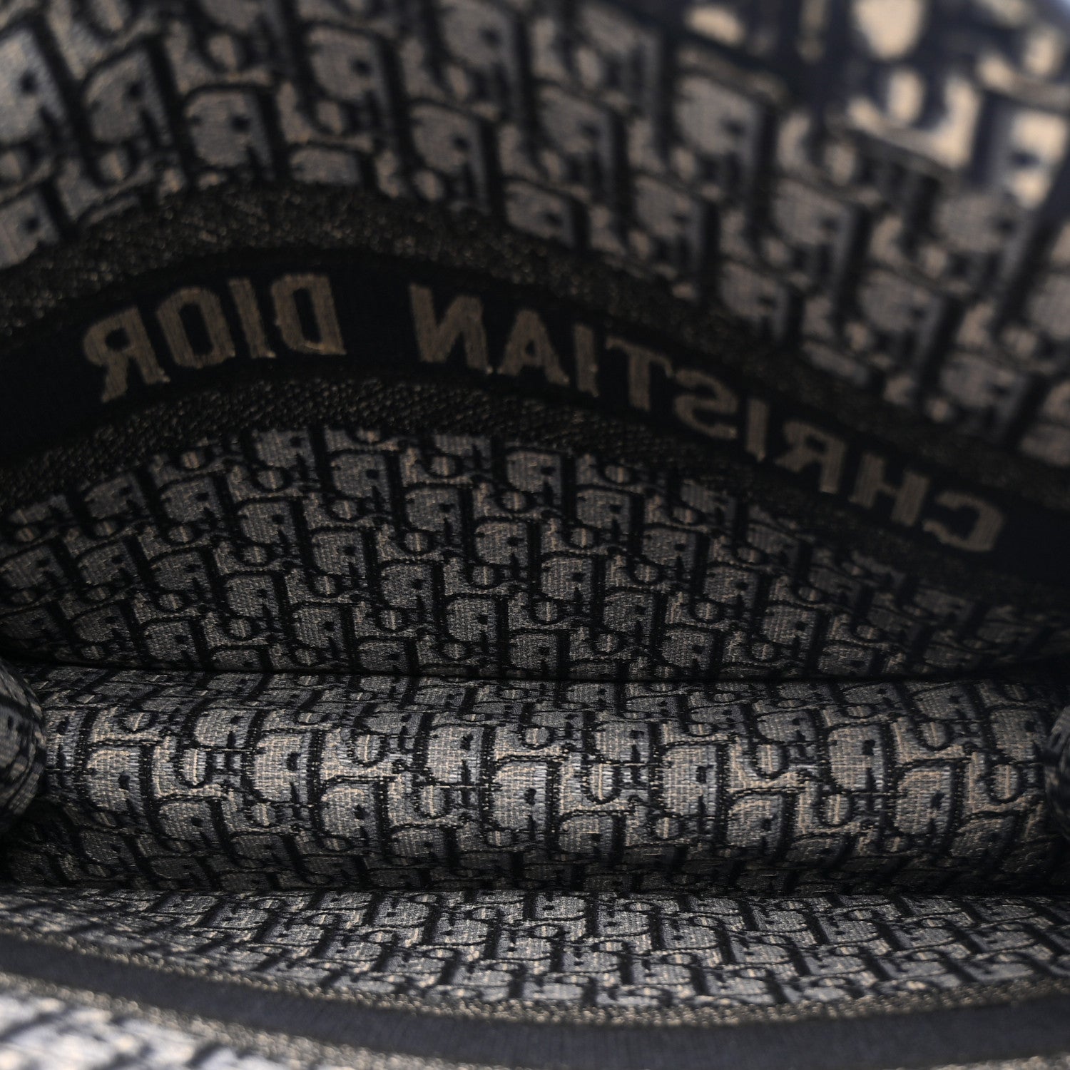 Christian Dior Oblique Large Book Tote Blue Multicolor 5 of 14