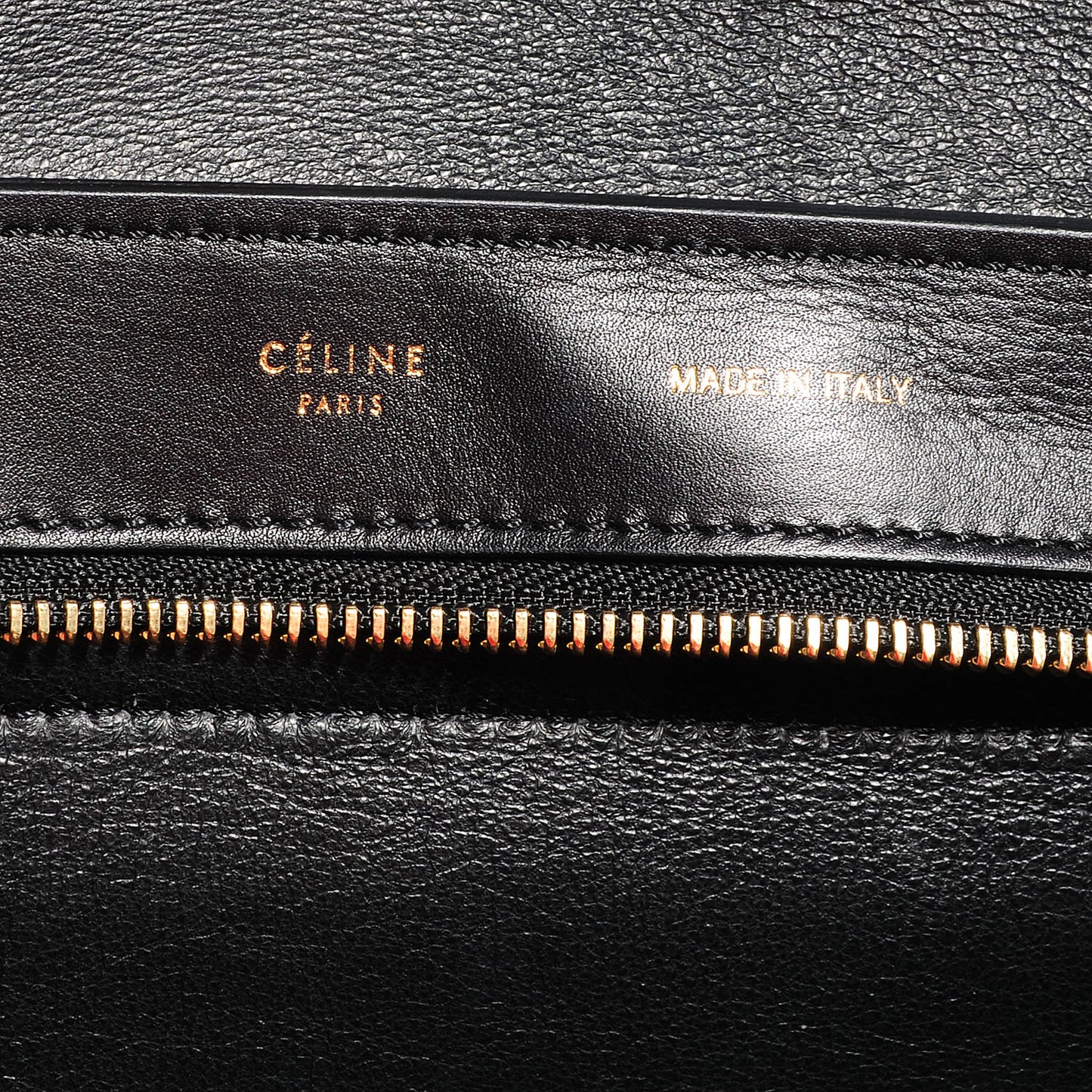 Python and Calfskin Small Trapeze Black Natural