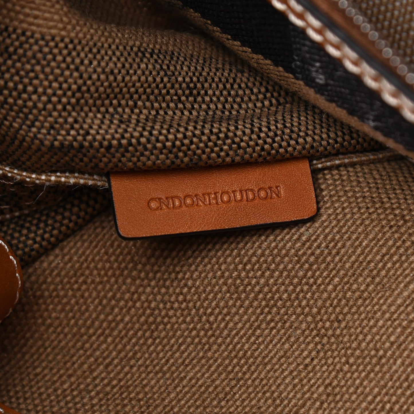 Canvas Mega Check Medium Ashby Hobo Saddle Brown