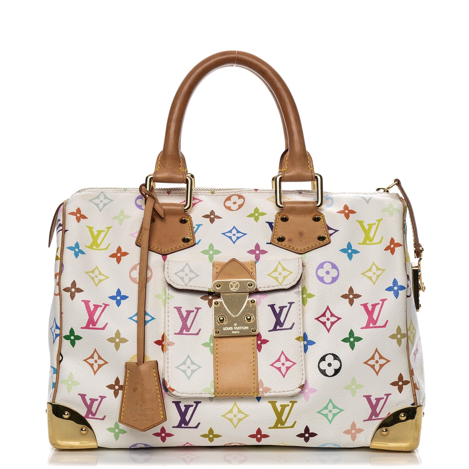 Louis Vuitton Monogram Multicolor Speedy 30 White 1 of 9