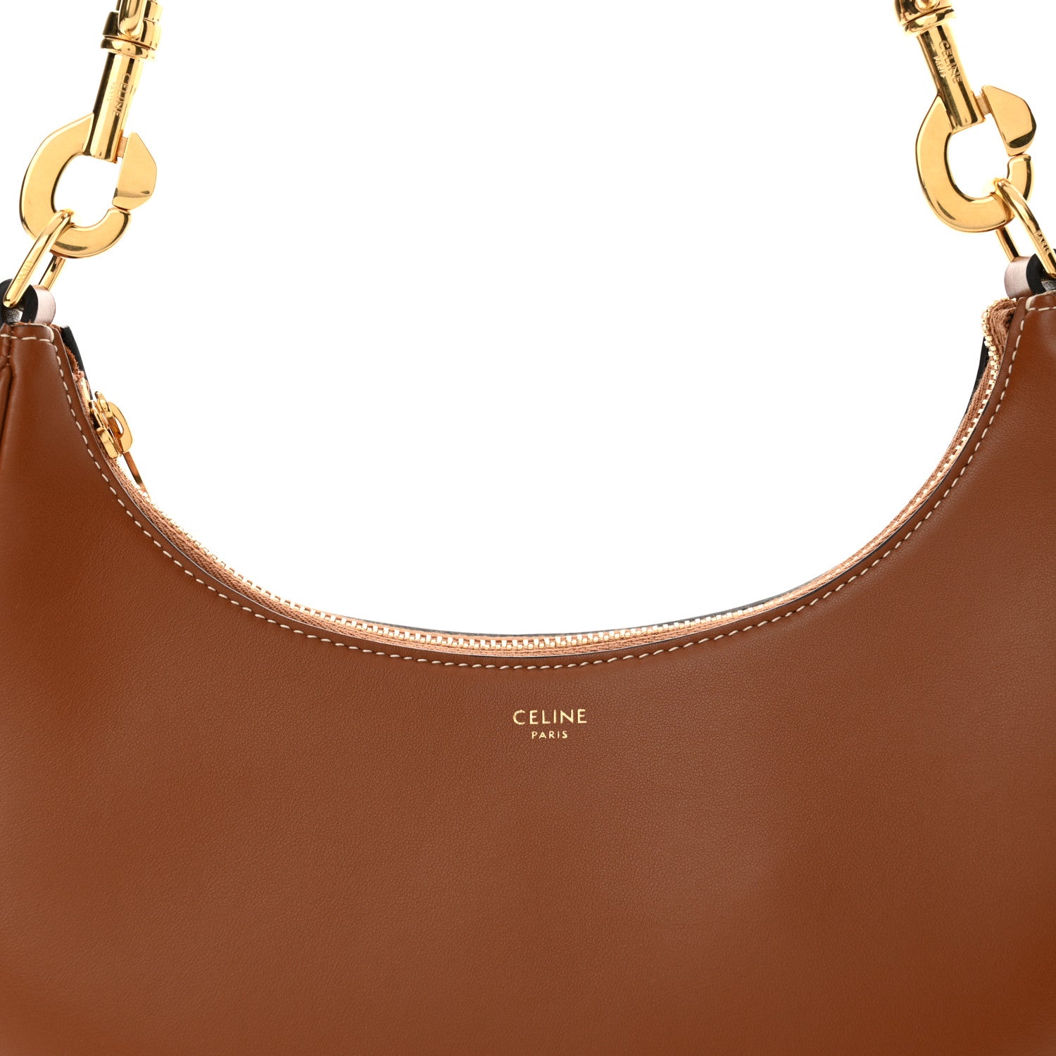 Celine Smooth Calfskin Medium Strap Ava Shoulder Bag Tan 8 of 11