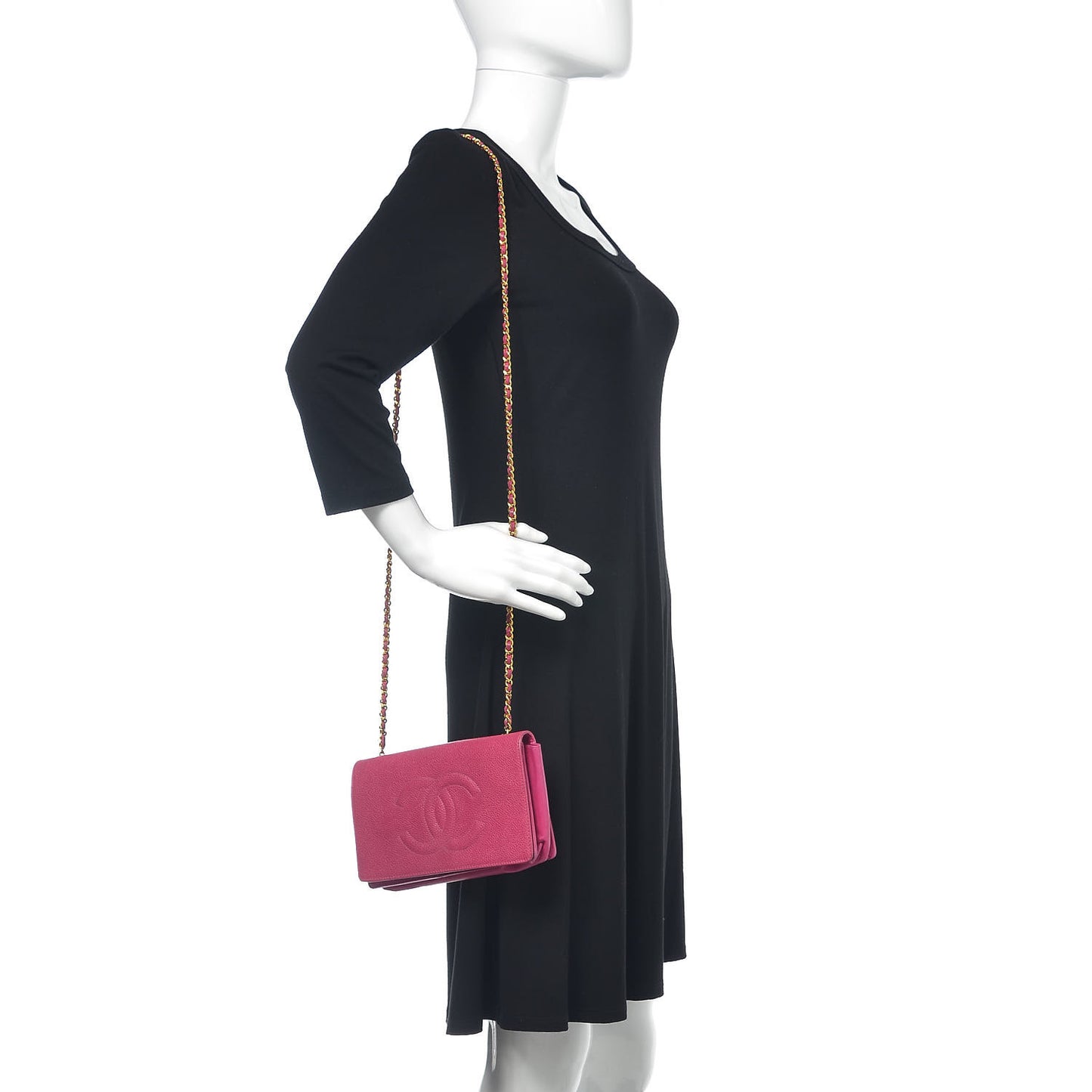 Caviar Timeless CC Wallet On Chain WOC Pink
