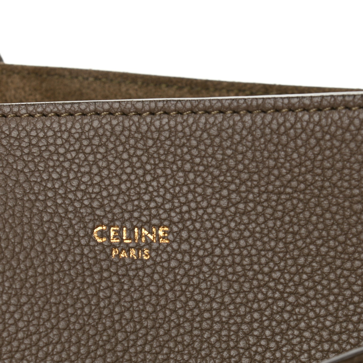 Soft Grained Calfskin Small Belt Cabas Phantom Taupe