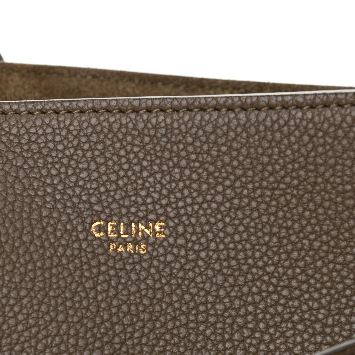 Celine Soft Grained Calfskin Small Belt Cabas Phantom Taupe 6 of 10