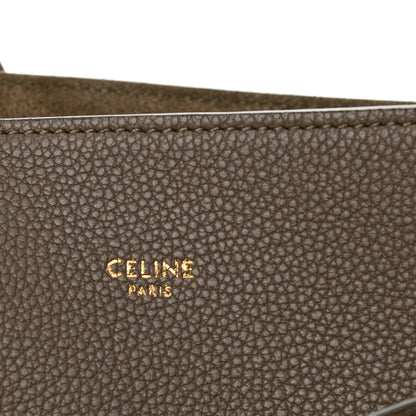 Celine Soft Grained Calfskin Small Belt Cabas Phantom Taupe 6 of 10