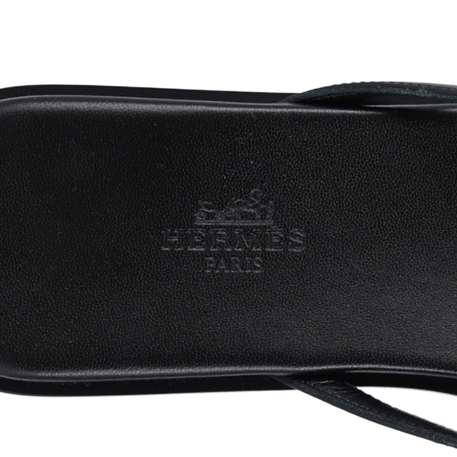 Hermes Calfskin Miss Sandals 39 Black 8 of 8