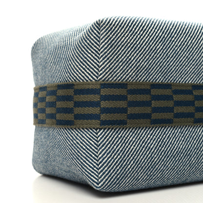 Hermes Wool Large Bride-A-Brac H Natte Pouch Bleu Abysse 8 of 9