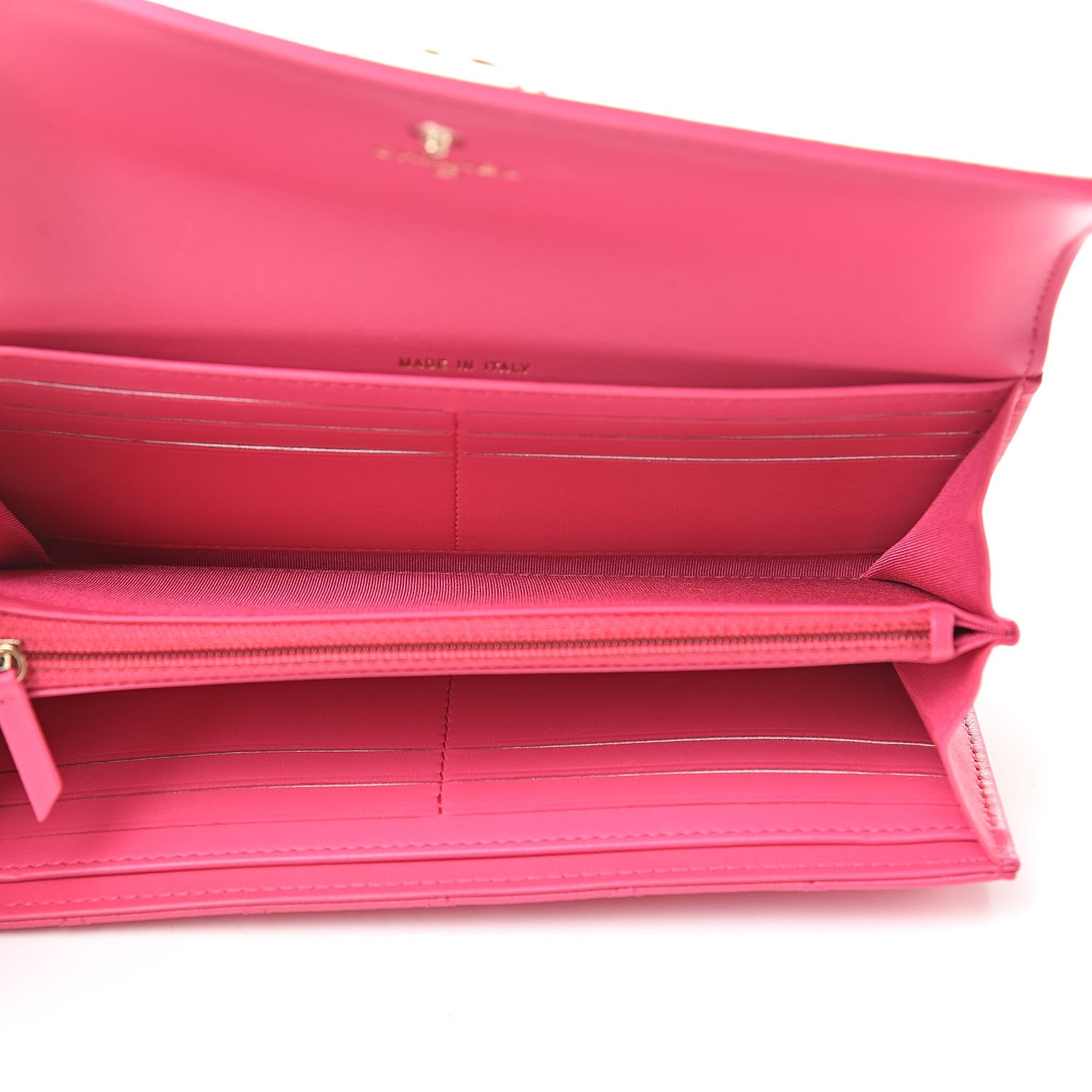 Chanel Lambskin Quilted Boy Flap Wallet Fuchsia 5 of 8