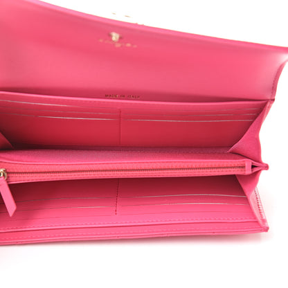 Chanel Lambskin Quilted Boy Flap Wallet Fuchsia 5 of 8