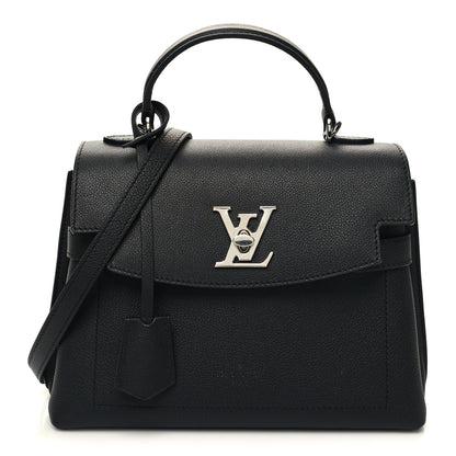 Louis Vuitton Calfskin Lockme Ever BB Black 1 of 9