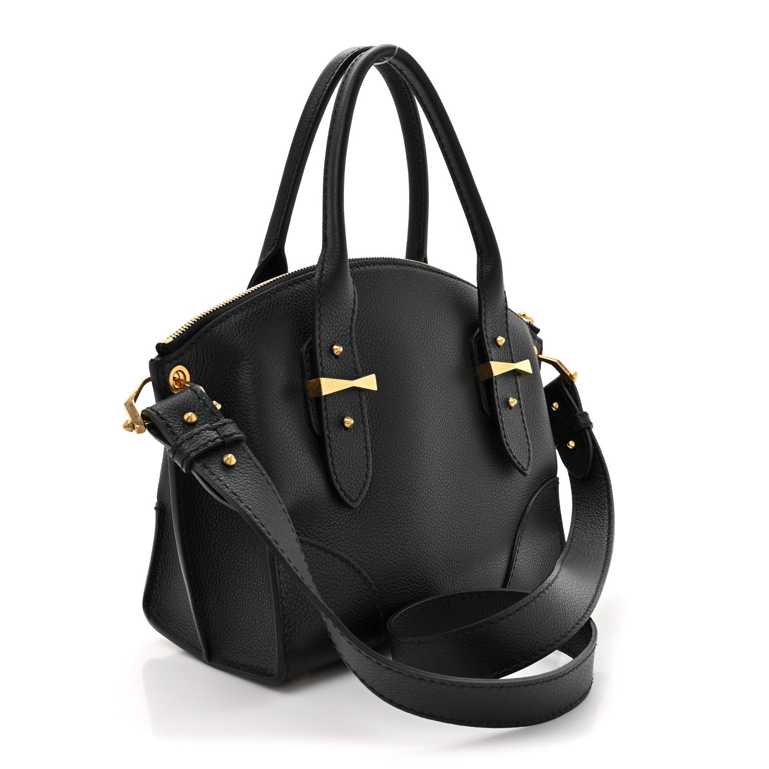 Alexander McQueen Grained Calfskin Small Legend Satchel Black 3 of 11