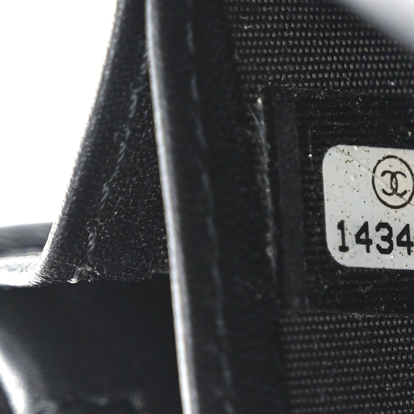 Patent Quilted Large Brilliant Flap Wallet Black