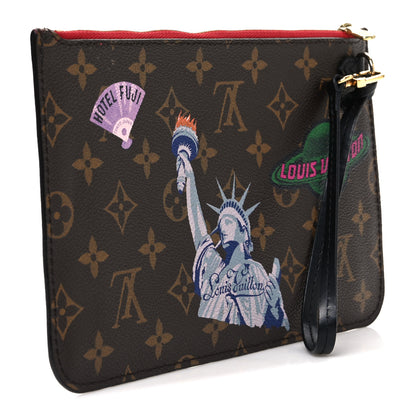 Louis Vuitton Monogram World Tour Neverfull MM GM Pochette 3 of 7