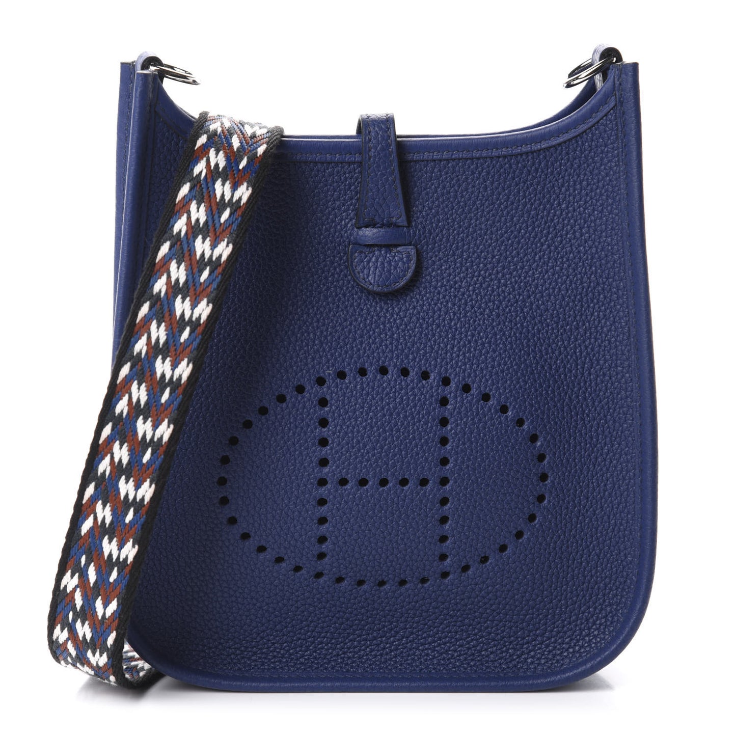 Taurillon Maurice Zigzag Evelyne TPM Bleu Saphir Bleu Zellige Indigo Black