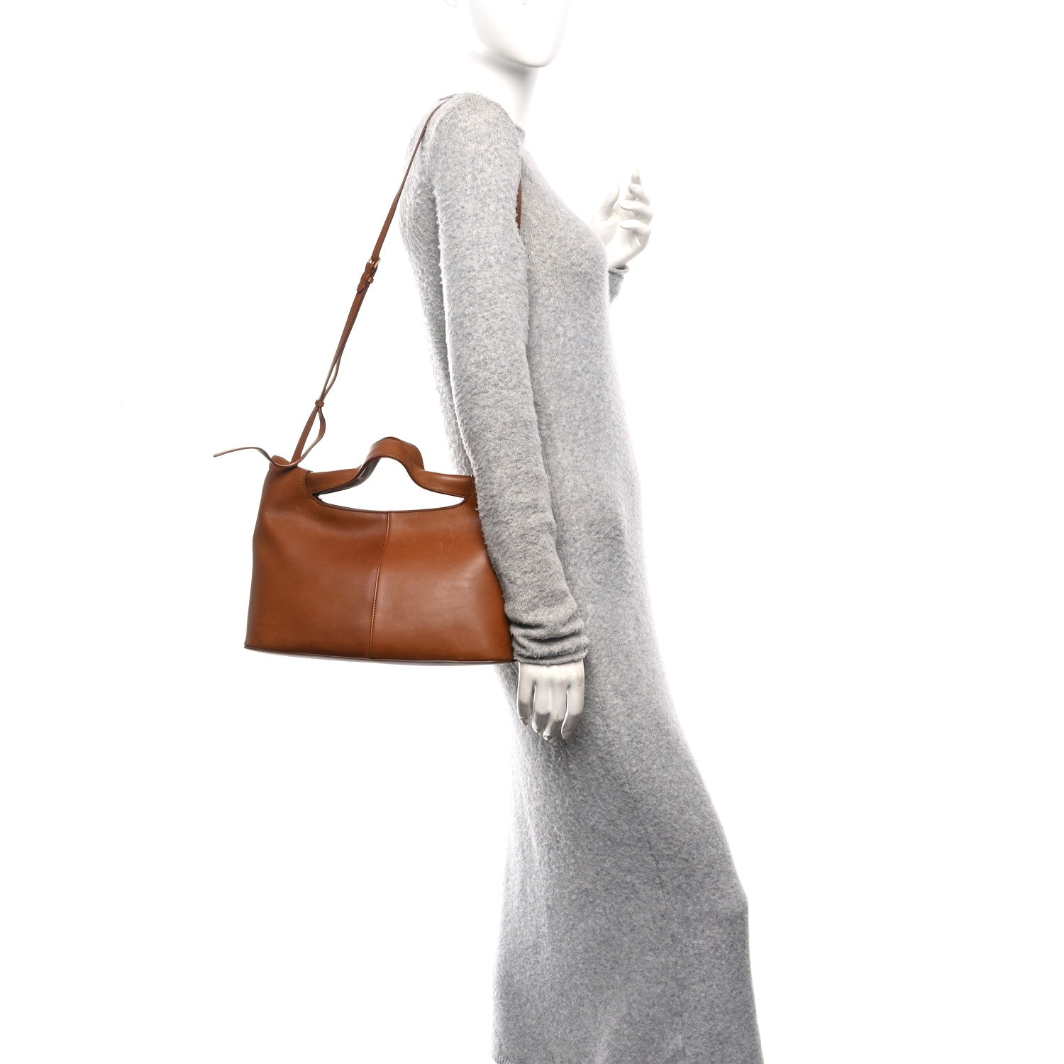 The Row Saddle Calfskin Camdem Shoulder Bag Cuir 2 of 9