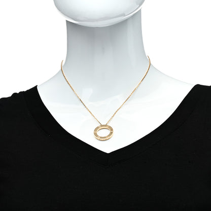 Cartier 18K Yellow Gold 3 Diamonds LOVE Pendant Necklace 2 of 7