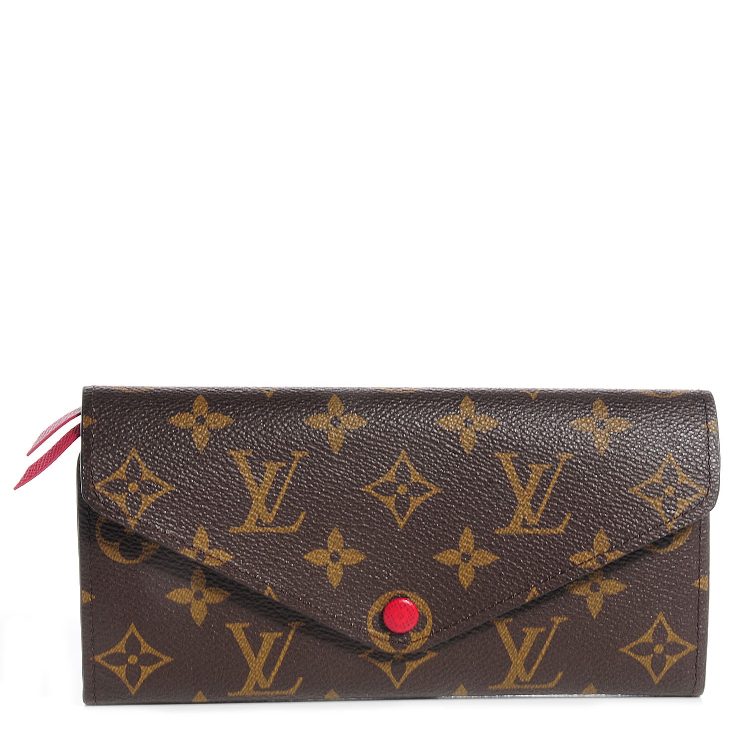 Louis Vuitton Monogram Josephine Wallet Red 1 of 8
