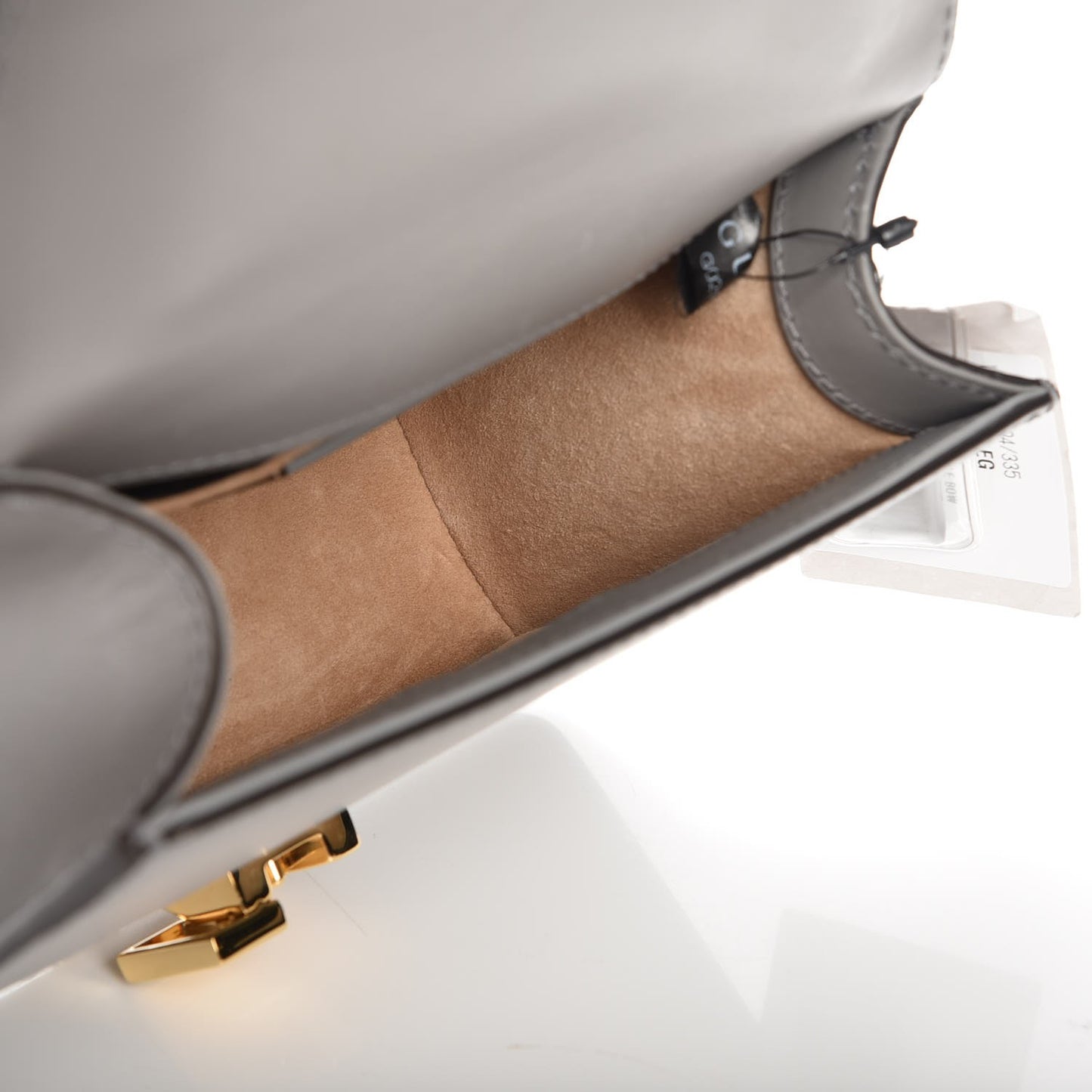 Calfskin Mini Sylvie Chain Shoulder Bag Deep Grey