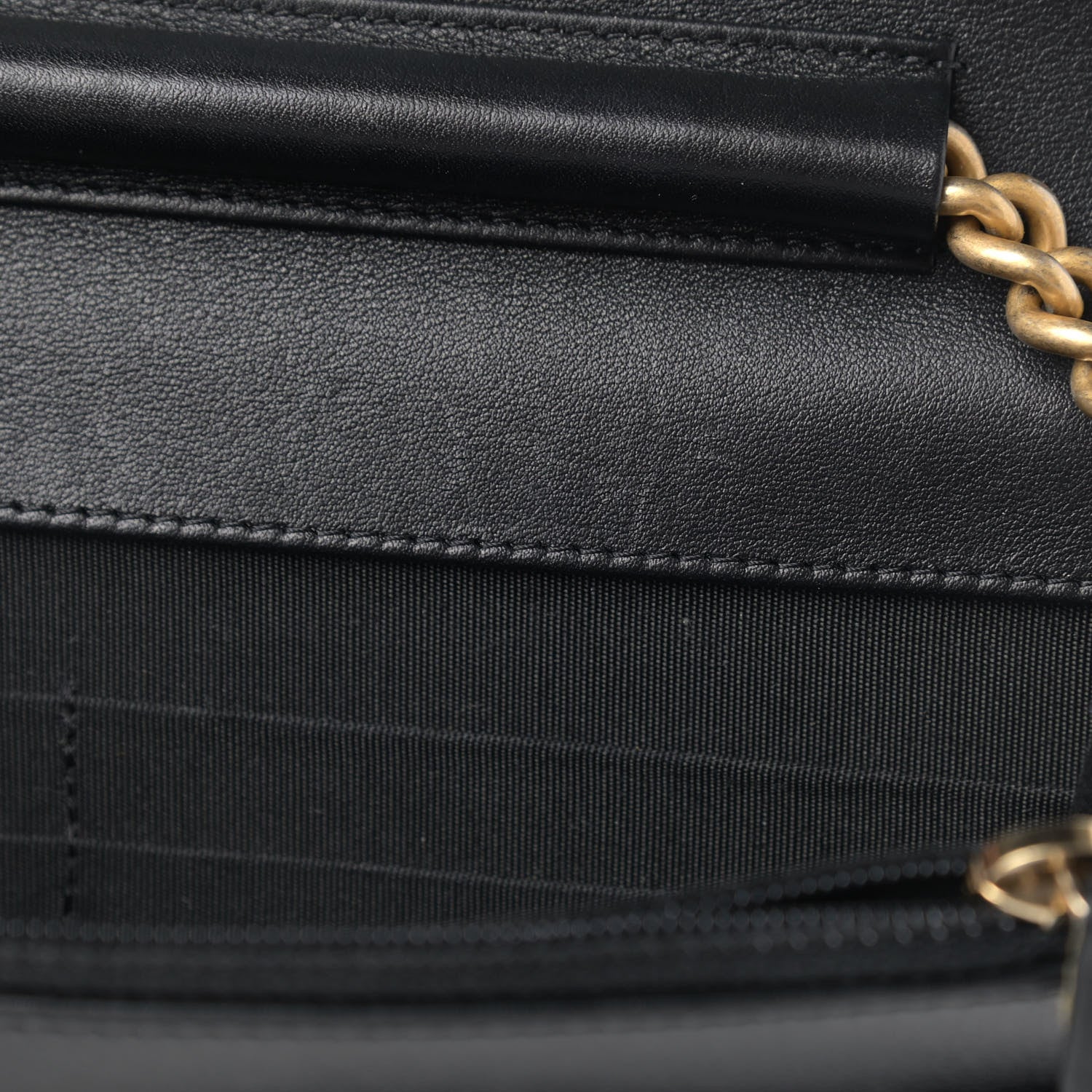 Chanel Caviar Quilted Boy Wallet On Chain WOC Black 12 of 12