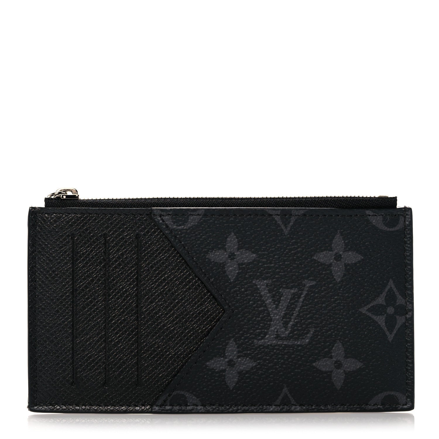 Louis Vuitton Taigarama Coin Card Holder Black 1 of 8