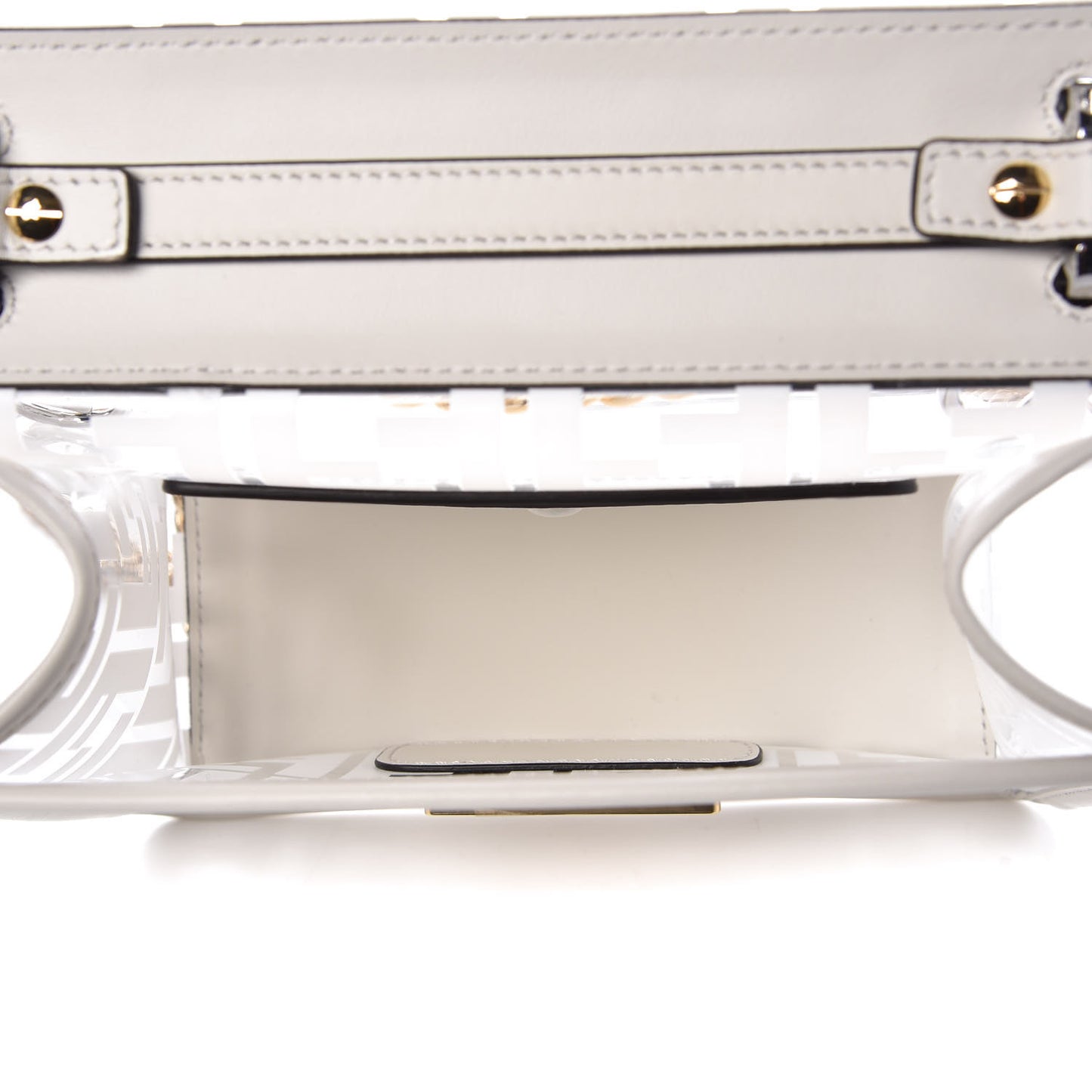 TPU FF Vitello Century F is Fendi Small Kan I Shoulder Bag White