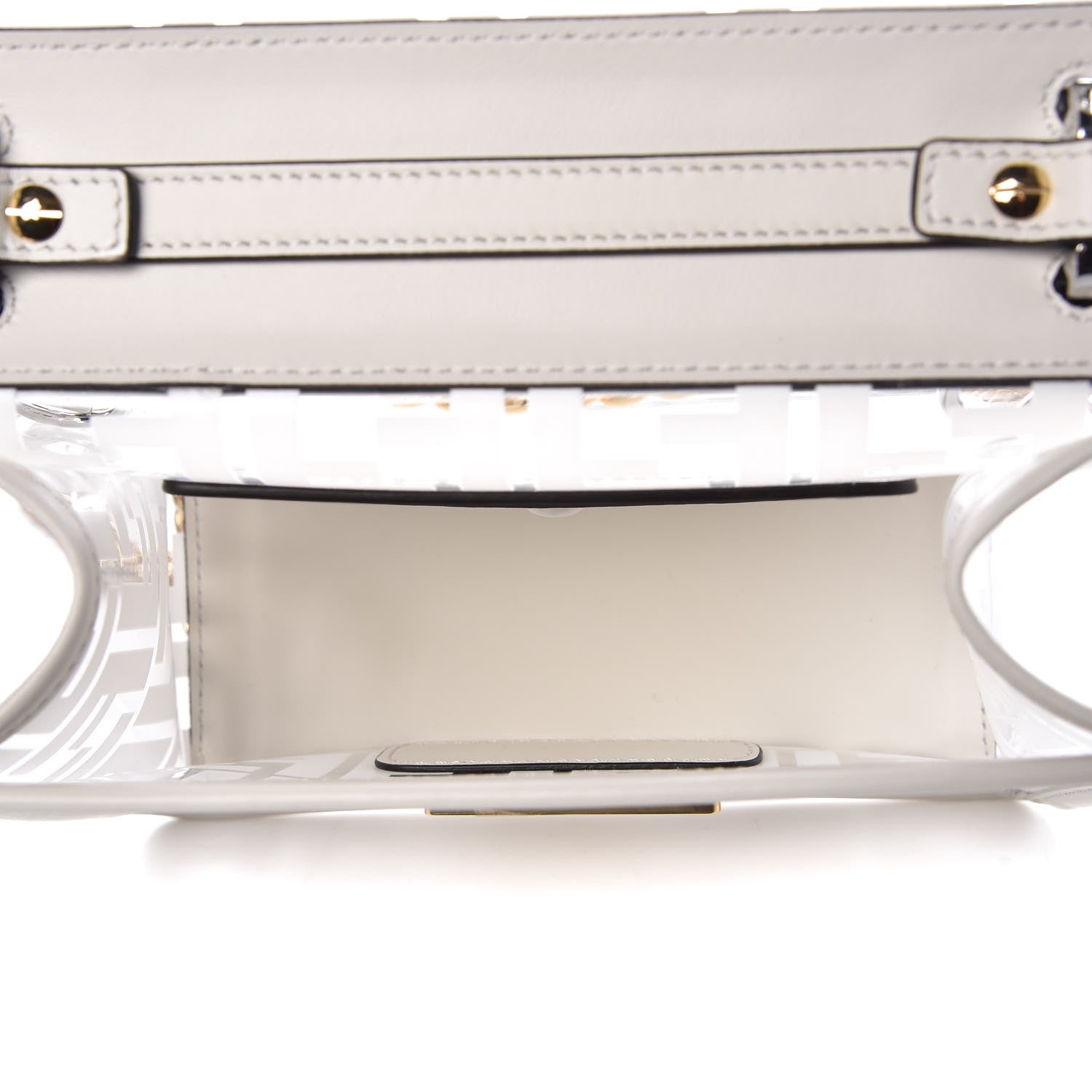 Fendi TPU FF Vitello Century F is Fendi Small Kan I Shoulder Bag White 7 of 8