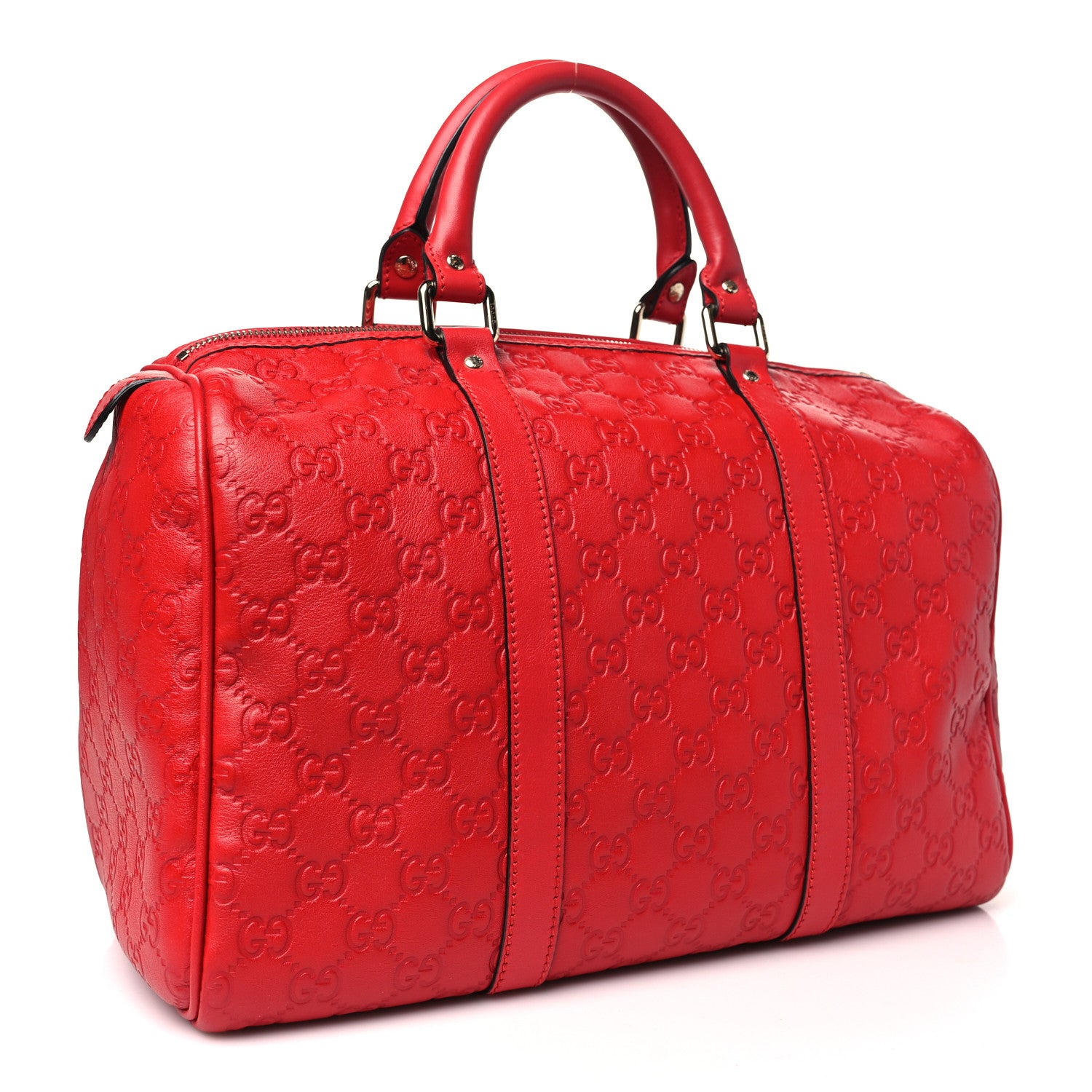 Gucci Guccissima Vitello Tender Medium Joy Boston Sporting Red 3 of 10