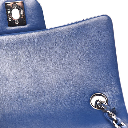 Chanel Lambskin Quilted Mini Rectangular Flap Dark Blue 15 of 15