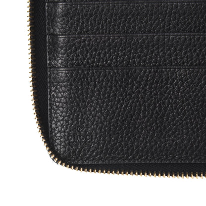 Gucci Pebbled Calfskin Soho Zip Around Wallet Black 8 of 9