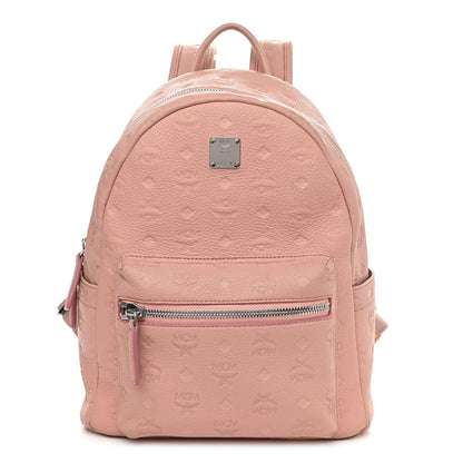 MCM Calfskin Ottomar Monogram Small Backpack Pink 1 of 15