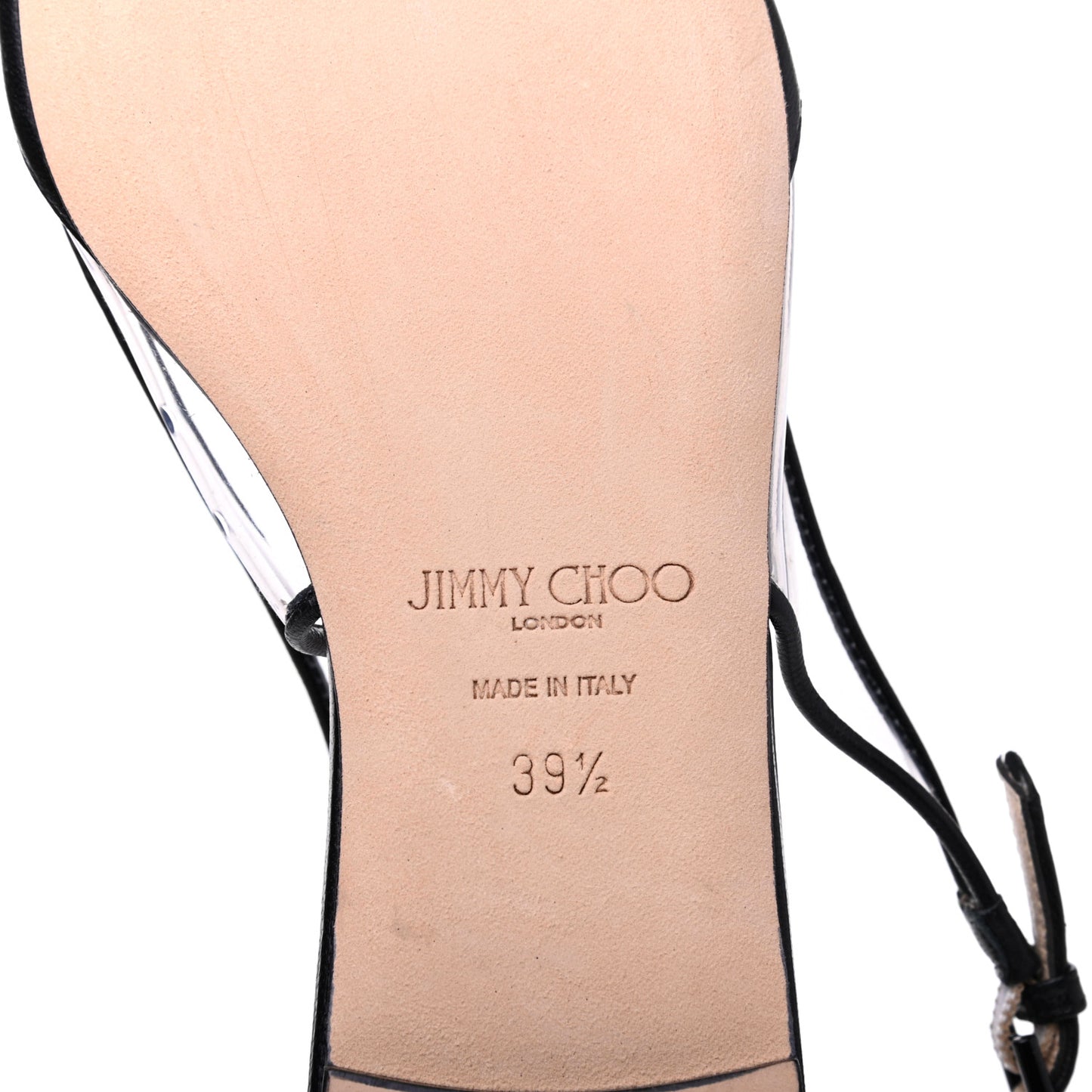 Kid PVC Erin Slingback Flats 39.5 Black