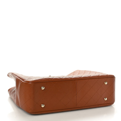 Chanel Caviar Quilted Large Shopping Tote Dark Beige 4 of 9