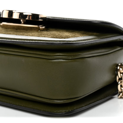Gucci Suede Microguccissima Go Small Shoulder Bag Forest Green 10 of 14