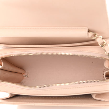 Chanel Caviar Quilted Large Like A Wallet Flap Light Beige 5 of 11