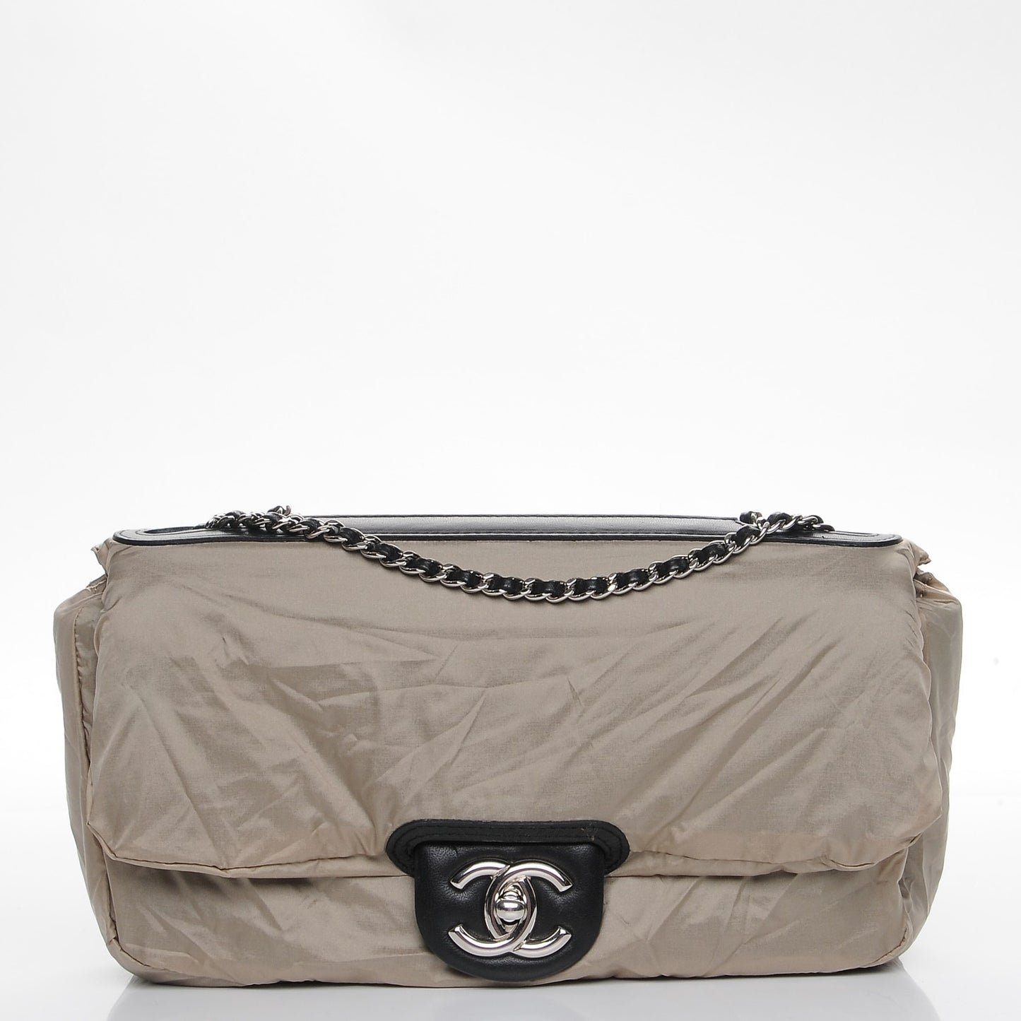 Lambskin Medium Coco Rain Flap Black