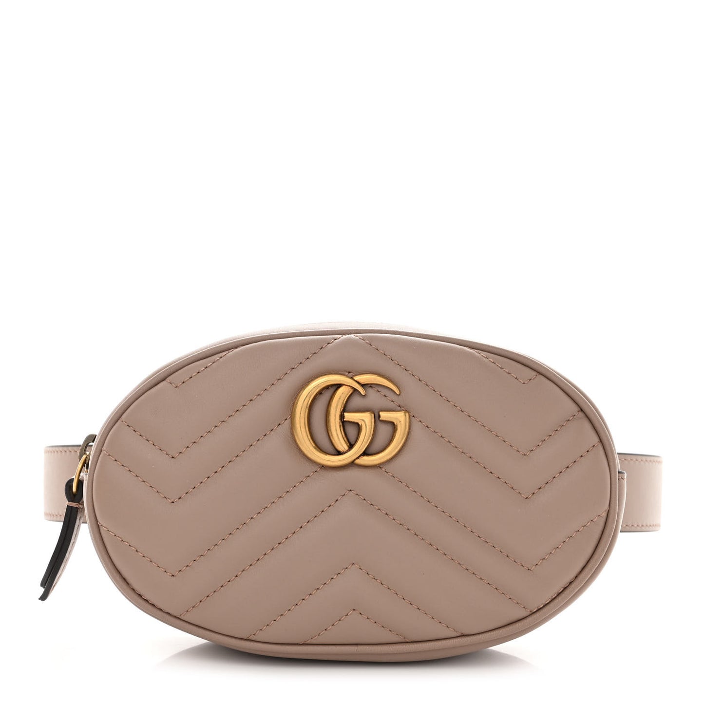 Calfskin Matelasse GG Marmont Belt Bag 75 30 Porcelain Rose