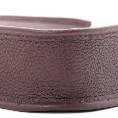 Hermes Taurillon Clemence Evelyne TPM Rouge Sellier 9 of 10